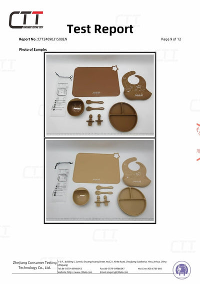 FDA Certified Silicone Feeding Set