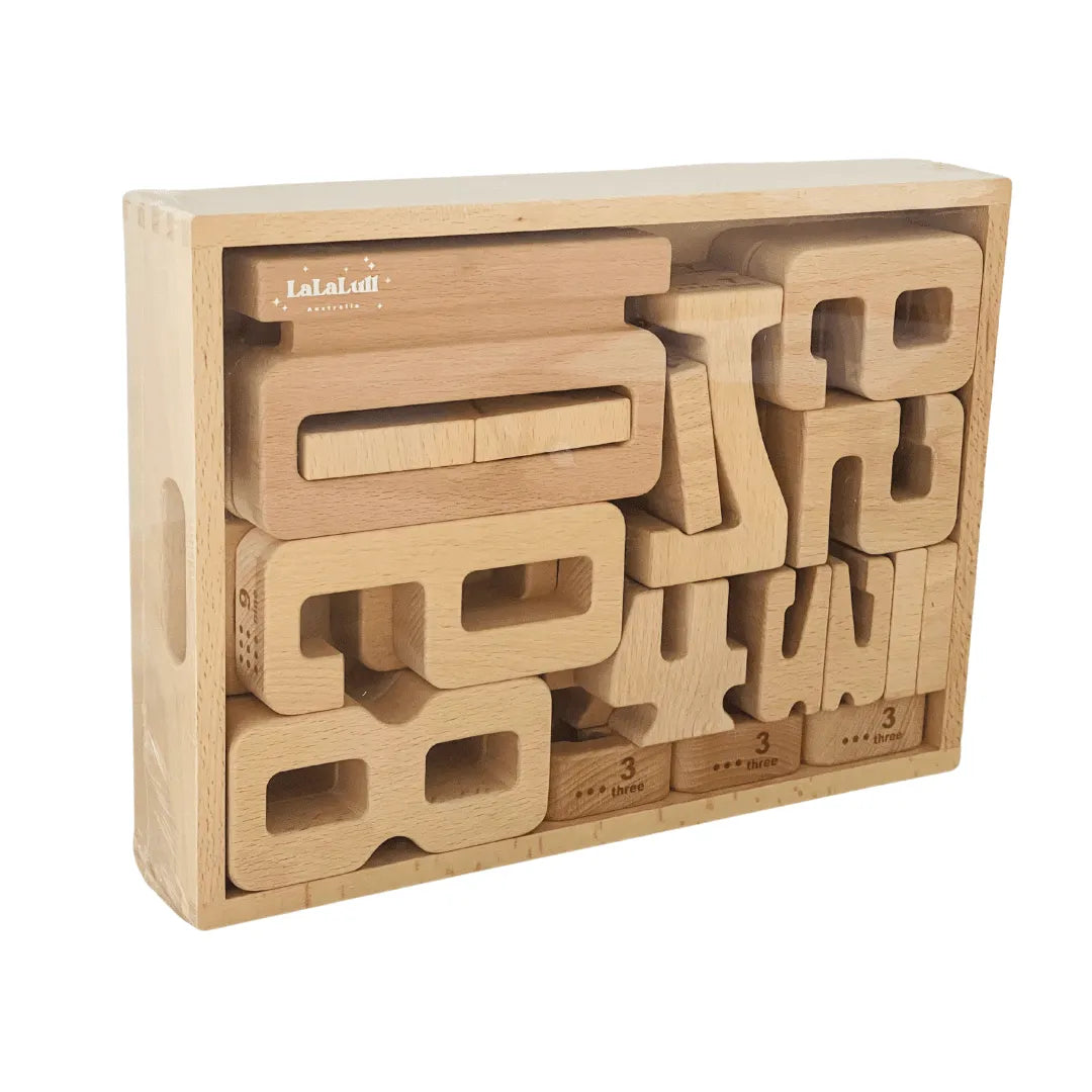 Large Wooden Numbers
