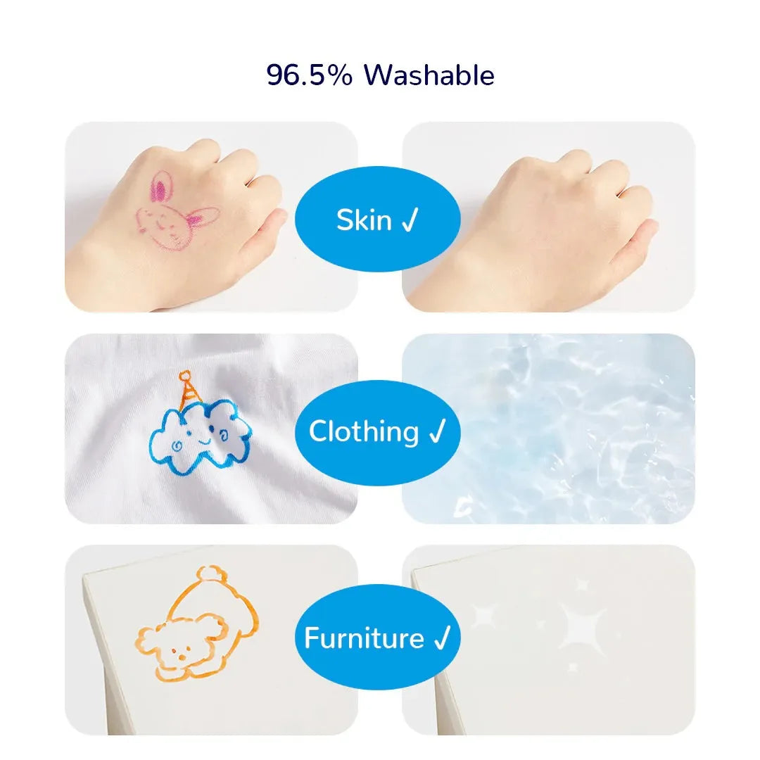 Mideer Dual-Tip Washable Marker 36 Colors