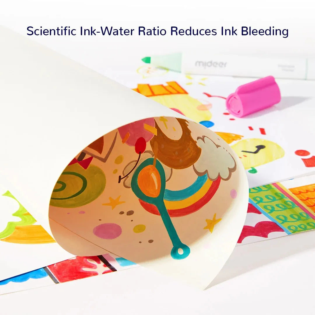 Mideer Dual-Tip Washable Marker 36 Colors