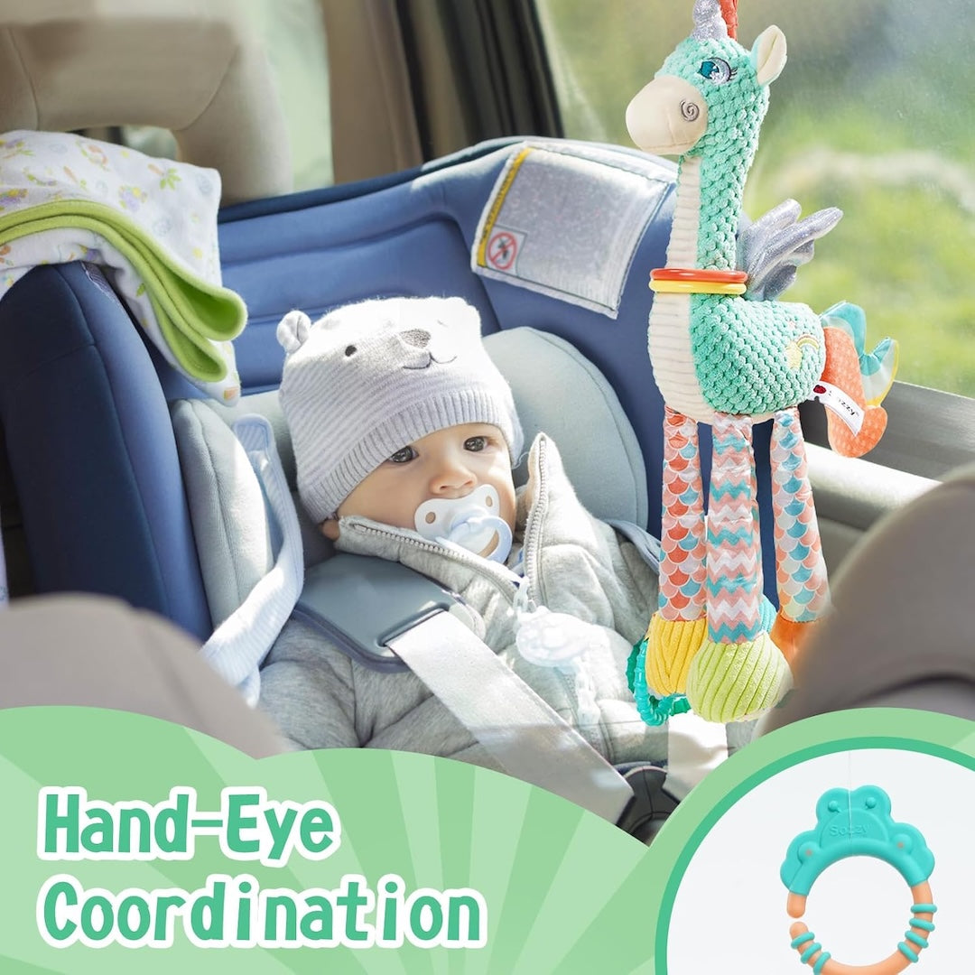 Jollybaby Unicorn Hanging Toy -stroller toys