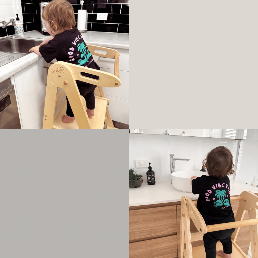 LaLaLull Australia® Foldable Learning Tower 12M+