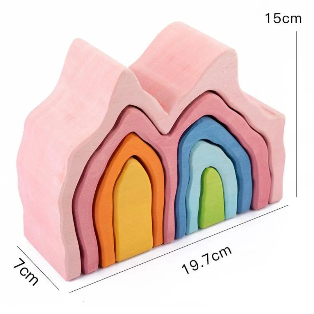 Wooden Rainbow stacker