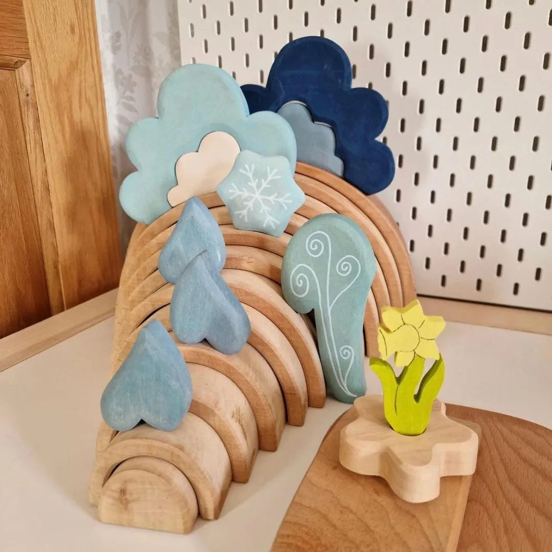Wooden Rainbow stacker