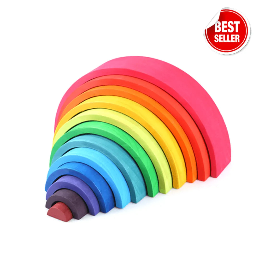 Wooden Rainbow Stacker