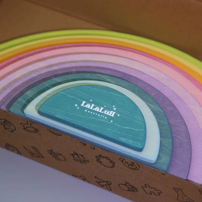 Wooden Rainbow Semicircle