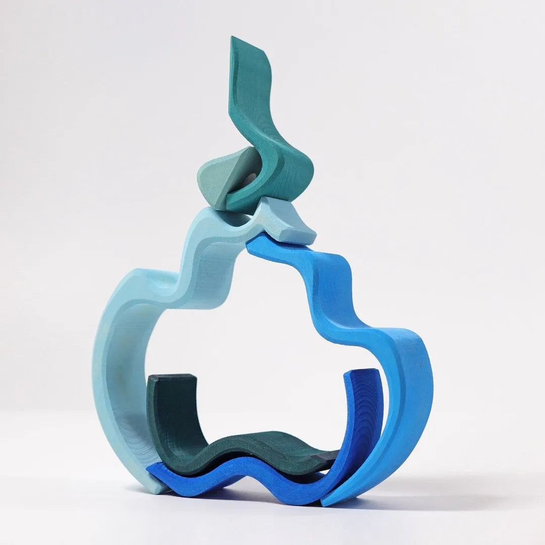 Wooden Stacking Toy- Large Waterwaves