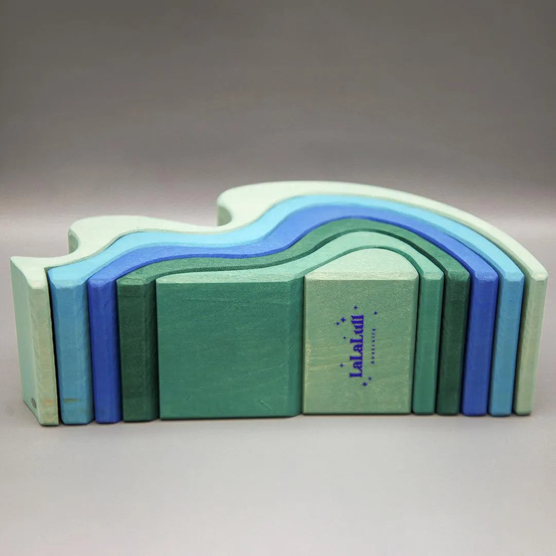 Wooden Stacking Toy- Large Waterwaves