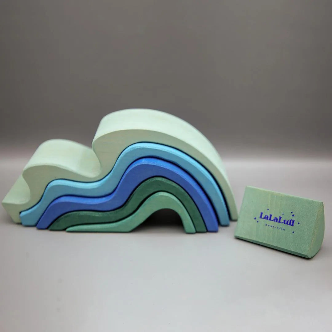 Wooden Stacking Toy- Large Waterwaves