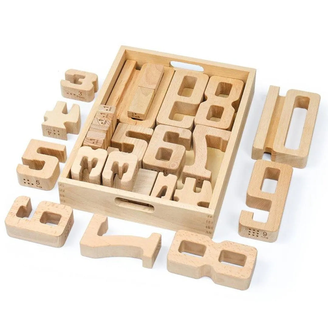 Large Wooden Numbers