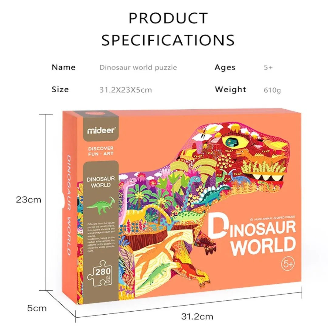 Dinosaur Shaped Puzzle