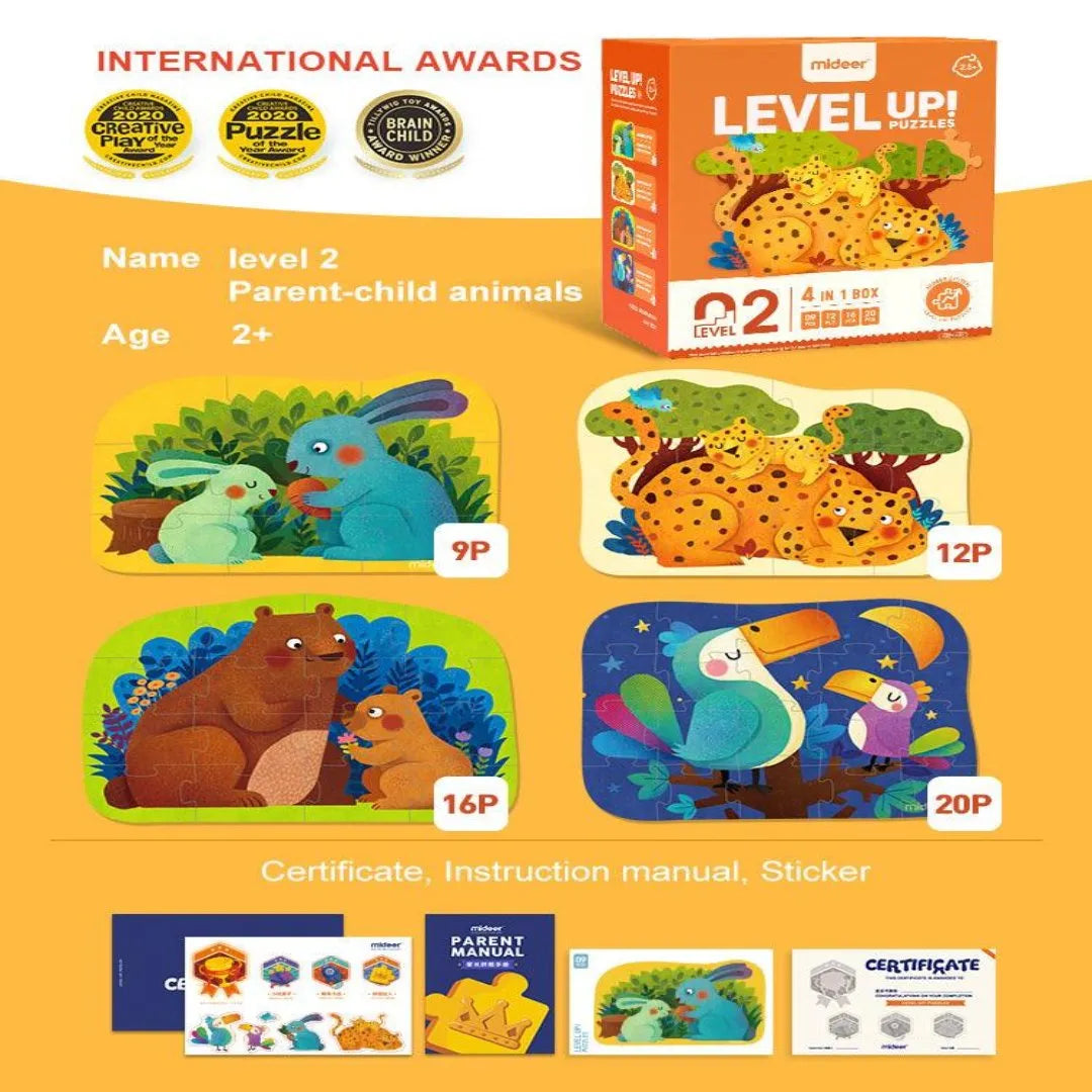 Mideer Level Up Puzzles
