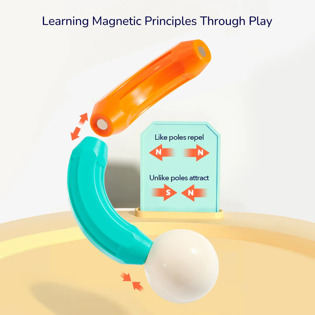 Mideer Rainbow Magnetic Building Stick 100P