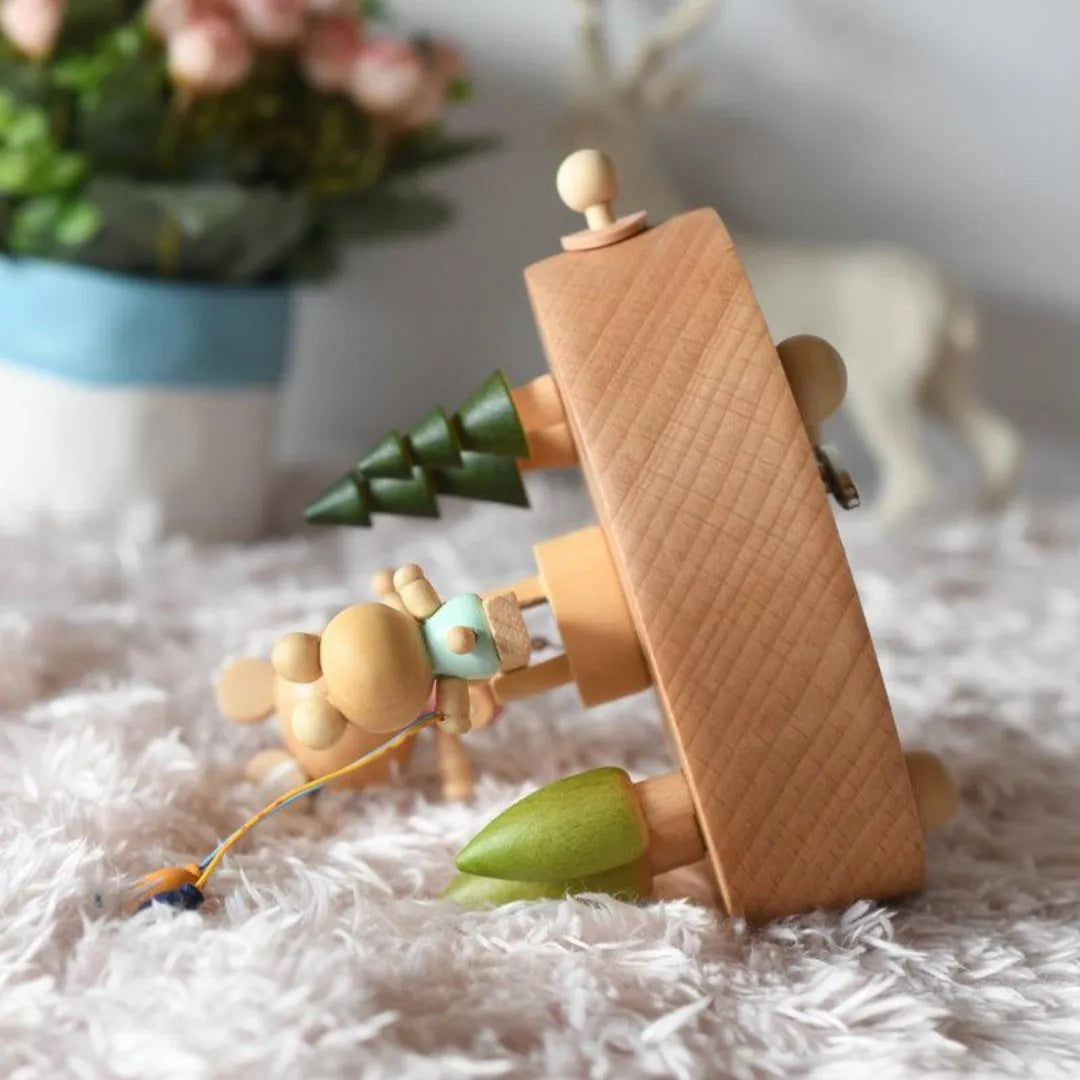 Music box seesaw