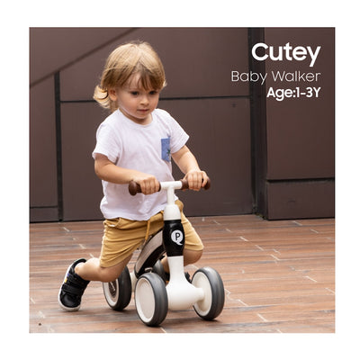 Cutey Baby Walker Balance Bike | Black 12M+