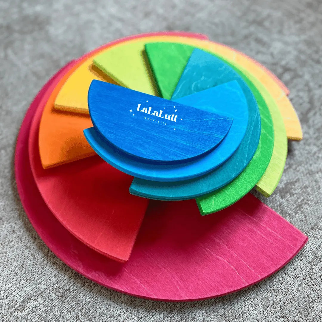 Wooden Rainbow Semicircle