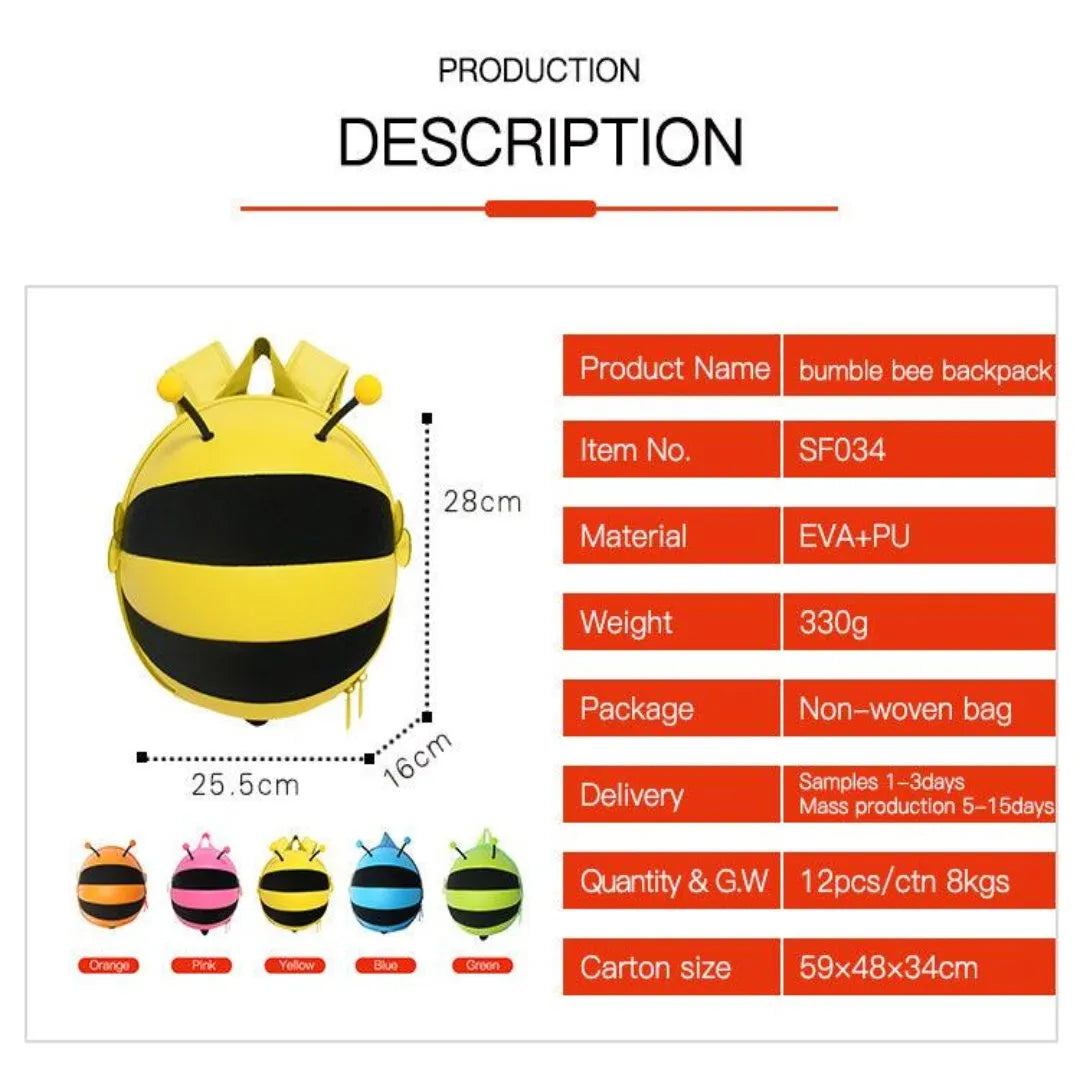 Toddler Backpack - Bumble Bee