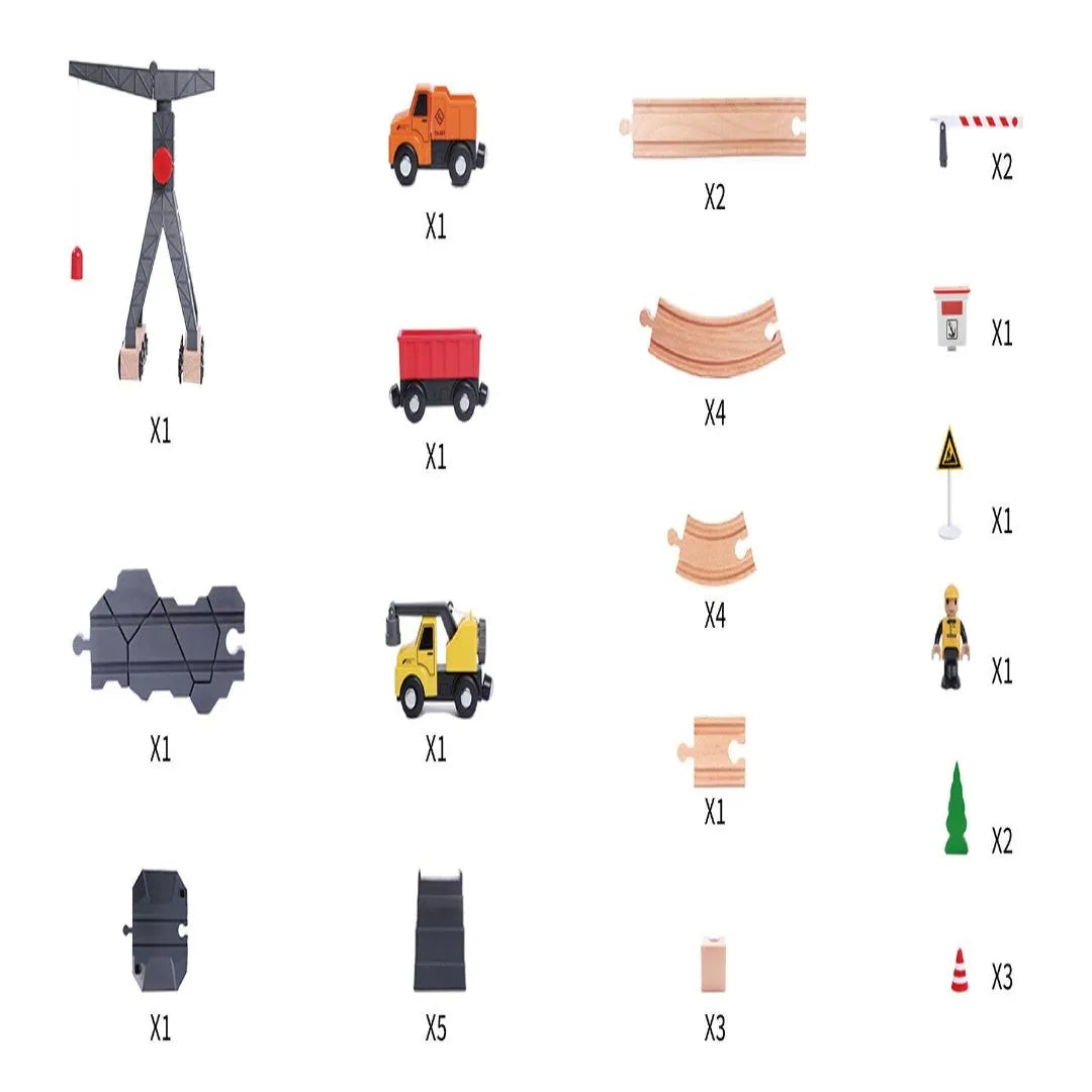 Wooden Train Set