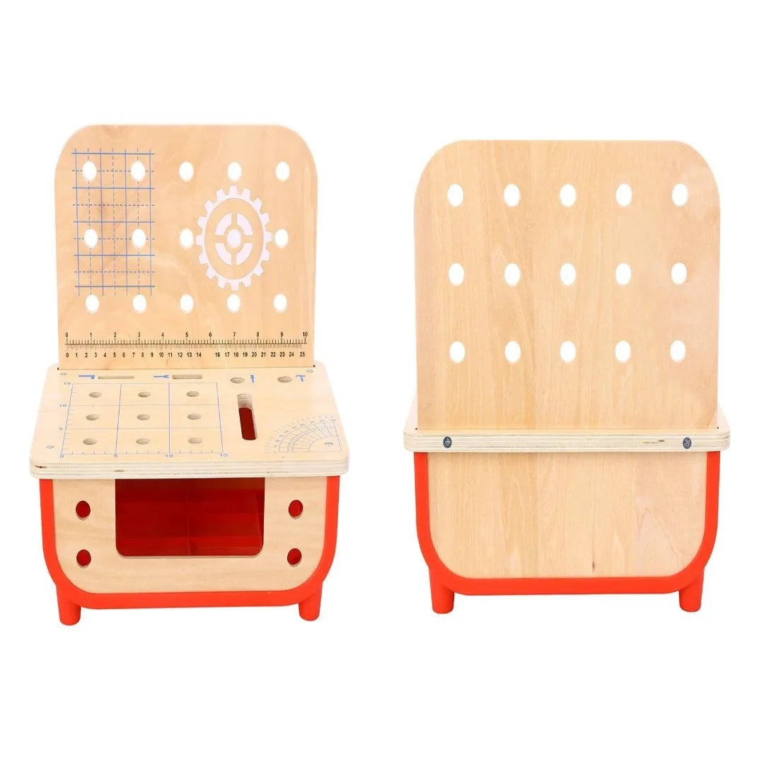 Tooky Toy Deluxe Wooden Work Bench Kids Toy 3Yrs+