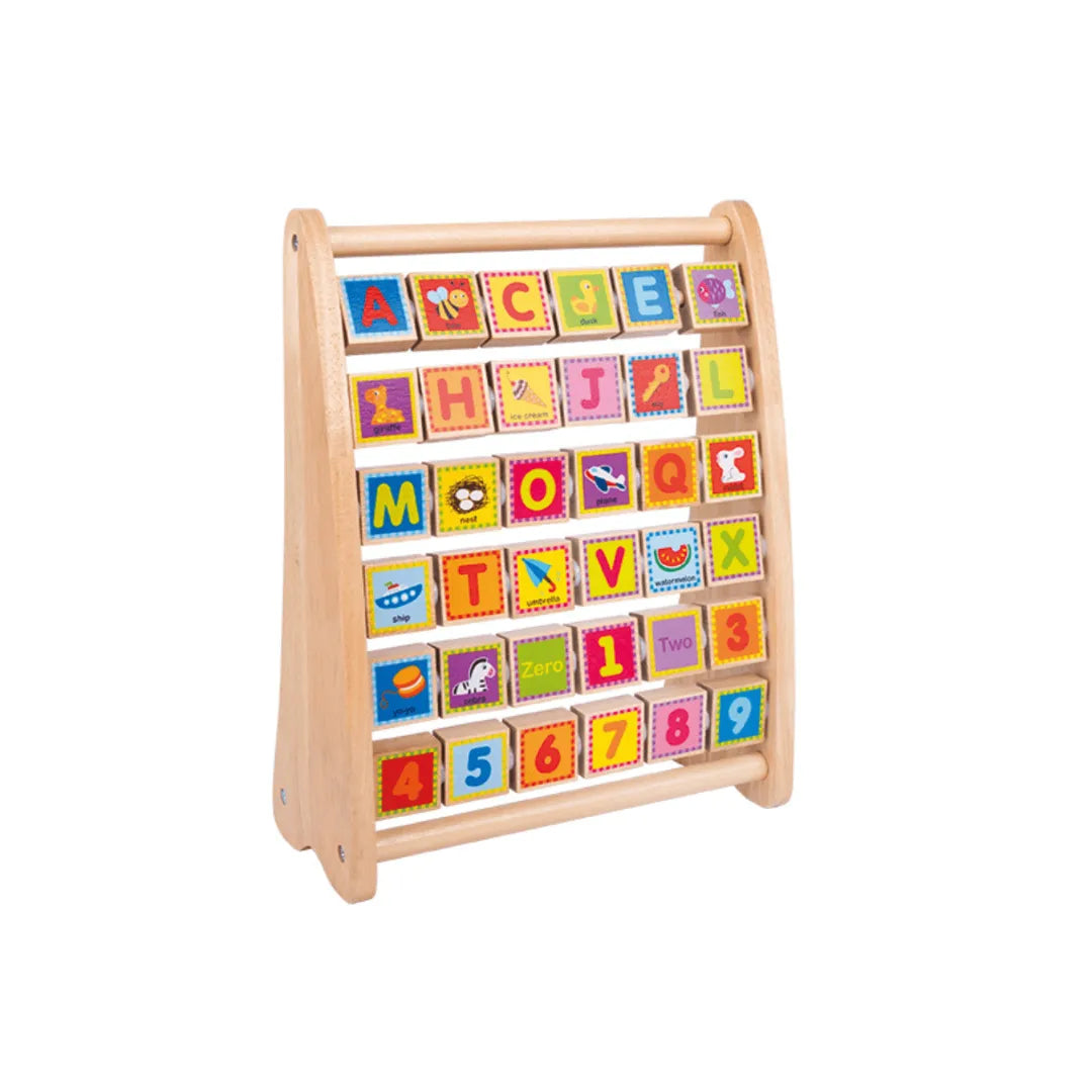 wooden Alphabet Abacus