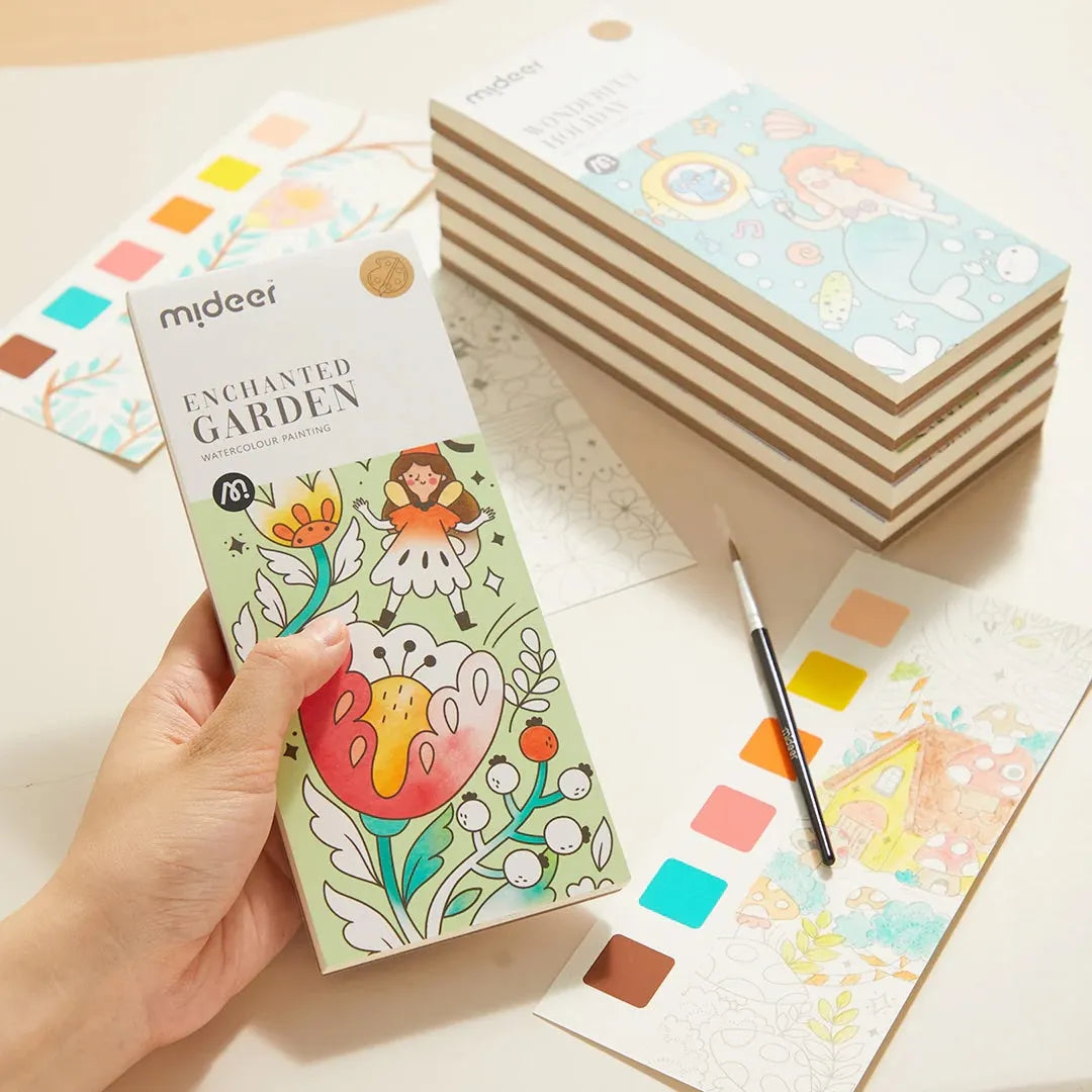 Mideer Watercolour Painting: Enchanted Garden 5Yrs+