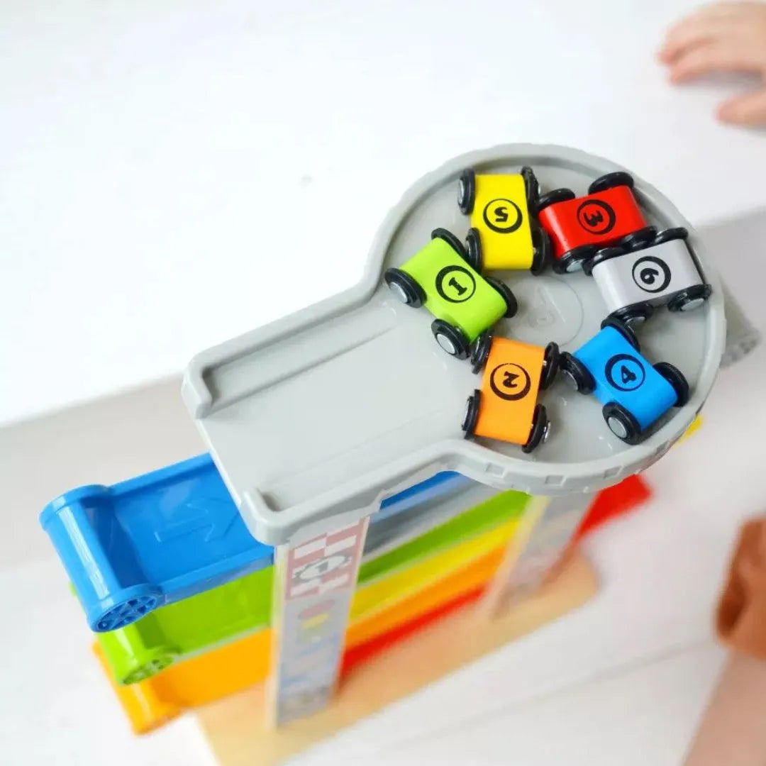 wooden car ramp toy