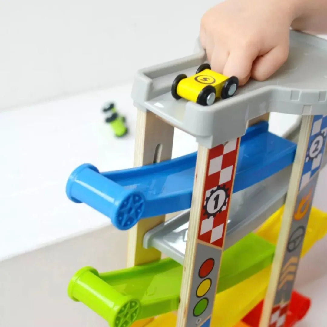 wooden car ramp