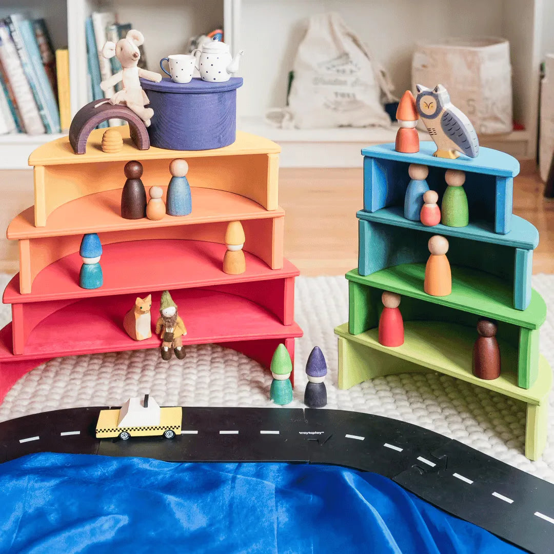 Wooden Rainbow Stacker