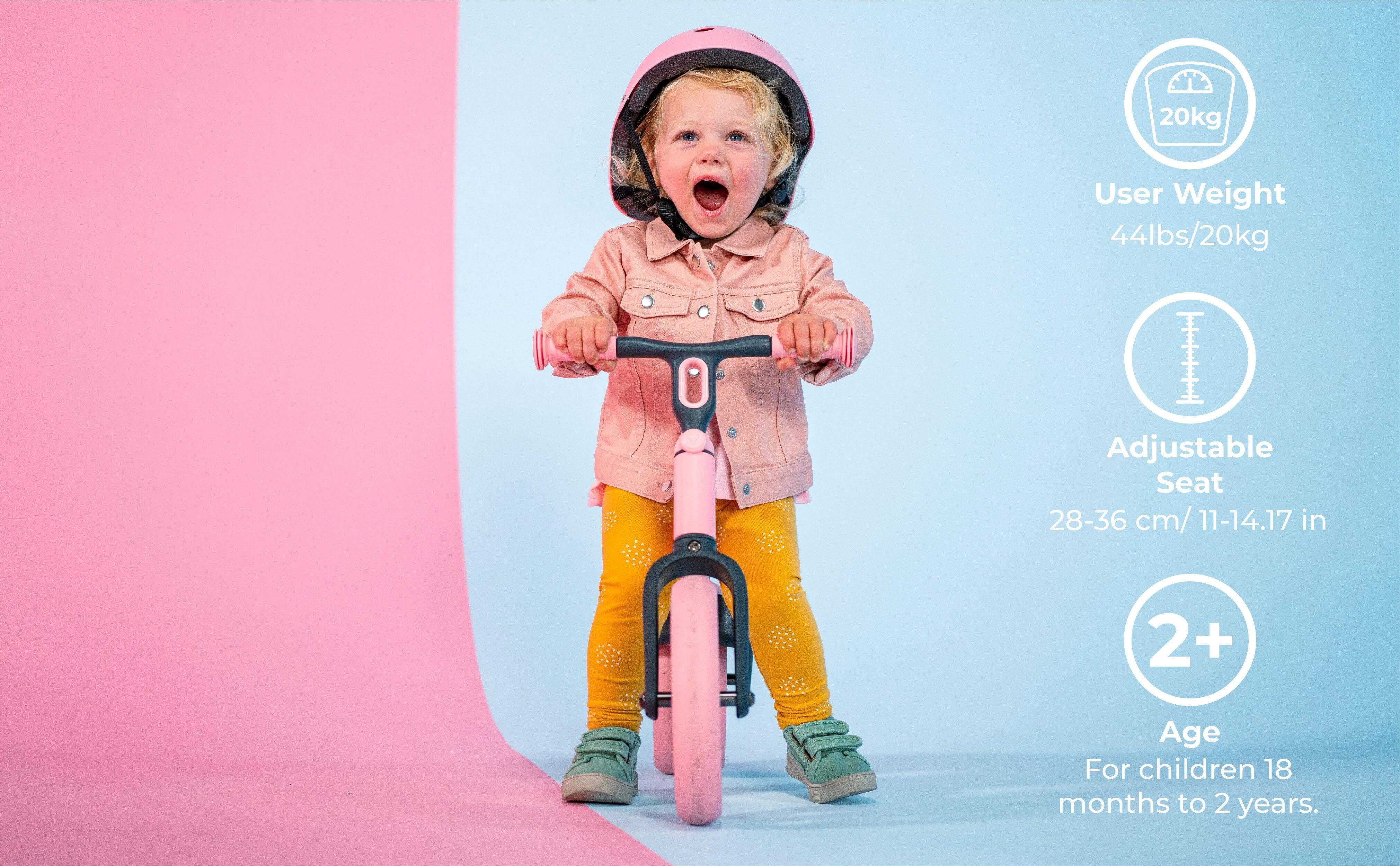 Y velo balance bike-pink