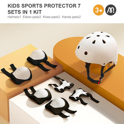 Kids Helmet and Pads Set