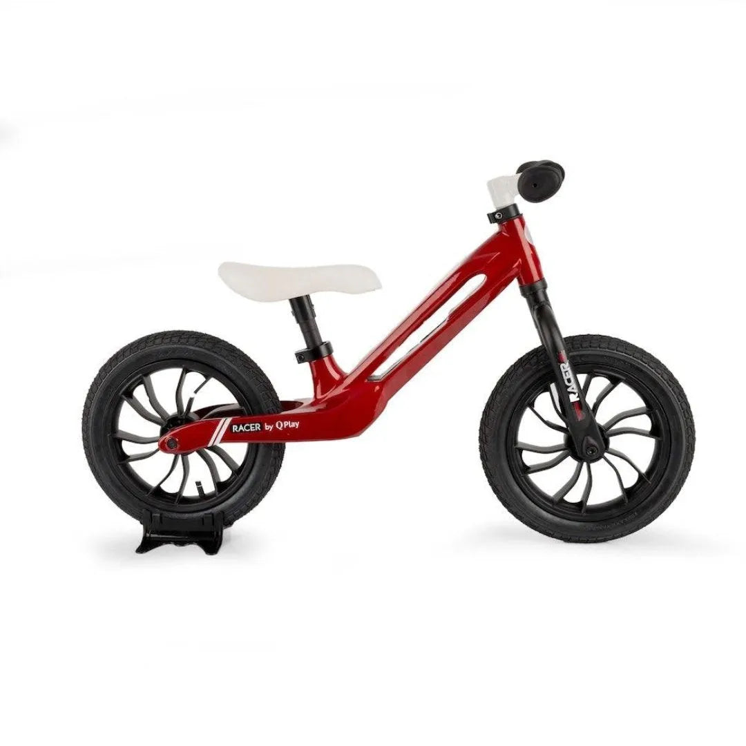 Qplay 12 Inch Air Tire Balance Bike - Red 3 Yrs+