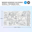Adhesive Coloring Paper Scroll: The Magic Zoo