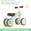 Cutey Baby Walker Balance Bike | Green 12M+