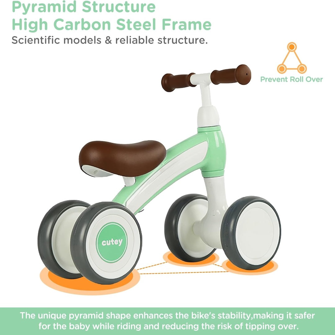 Cutey Baby Walker Balance Bike | Green 12M+