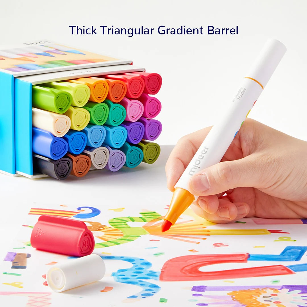 Dual-Tip Washable Marker 36 Colors