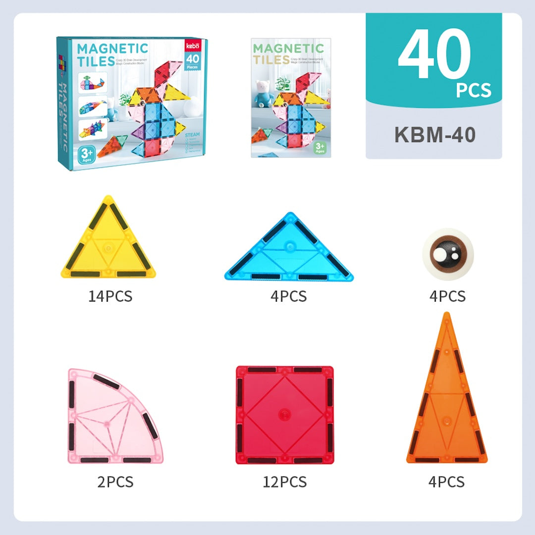 kebo-magnetic-tiles-40-piece