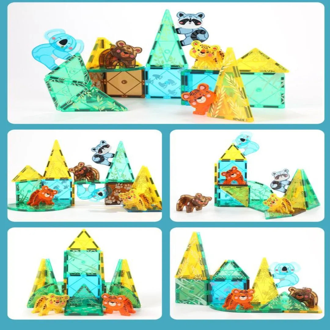 Tile Animal Math Magnetic Tile Animals