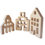 LaLaLull Australia® Beechwood Trapezoidal House 3Pcs Set