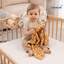 LaLaLull Australia® Newborn Muslin Wraps 3Pcs Set- 100% Premium Cotton
