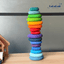 LaLaLull Australia® Wooden Rainbow Stacking Pebbles (16pcs)