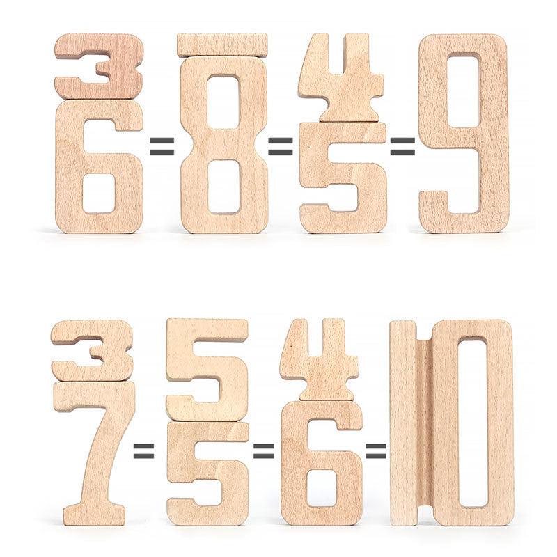 Large Wooden Numbers