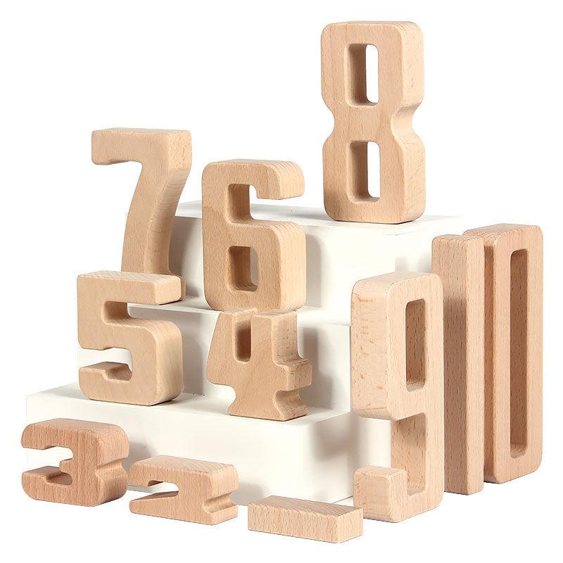 Large Wooden Numbers