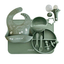 LaLaLull Australia® Silicone Feeding Set 9 Pcs - Sage