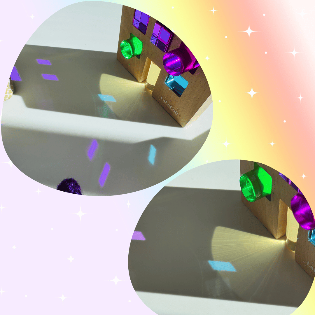 LaLaLull Australia® Beechwood Trapezoidal House 3Pcs Set