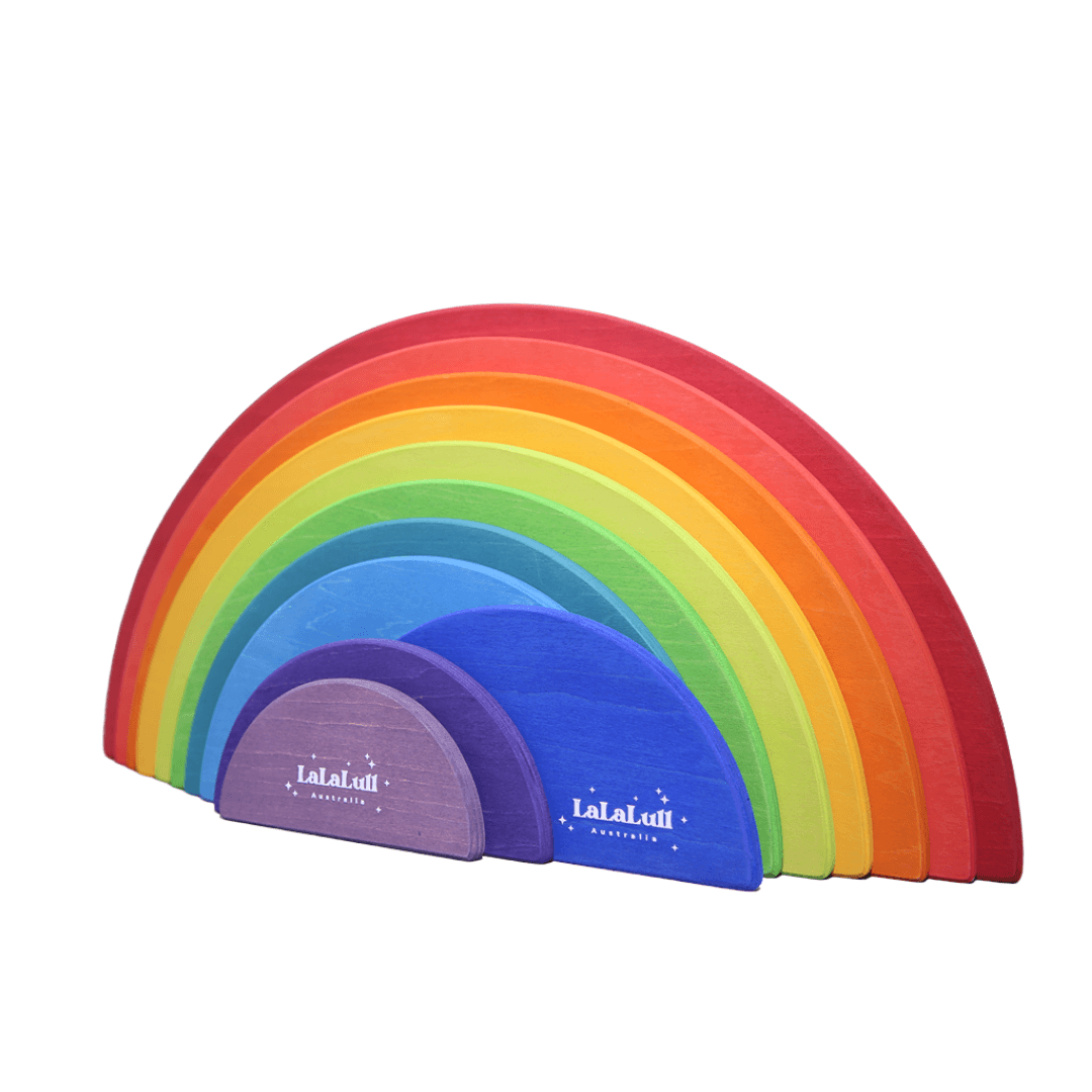 Wooden Rainbow Semicircle