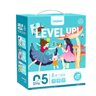 Level Up! Puzzles 3 in 1 Set - Level 5: Fantasy 99P-140P