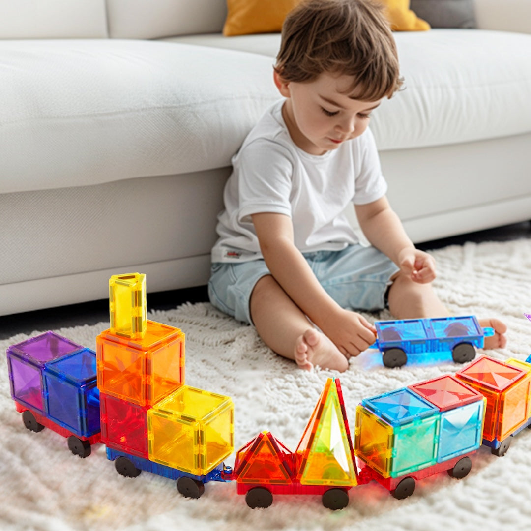 mideer-magnetic-tiles-cars-4Pcs