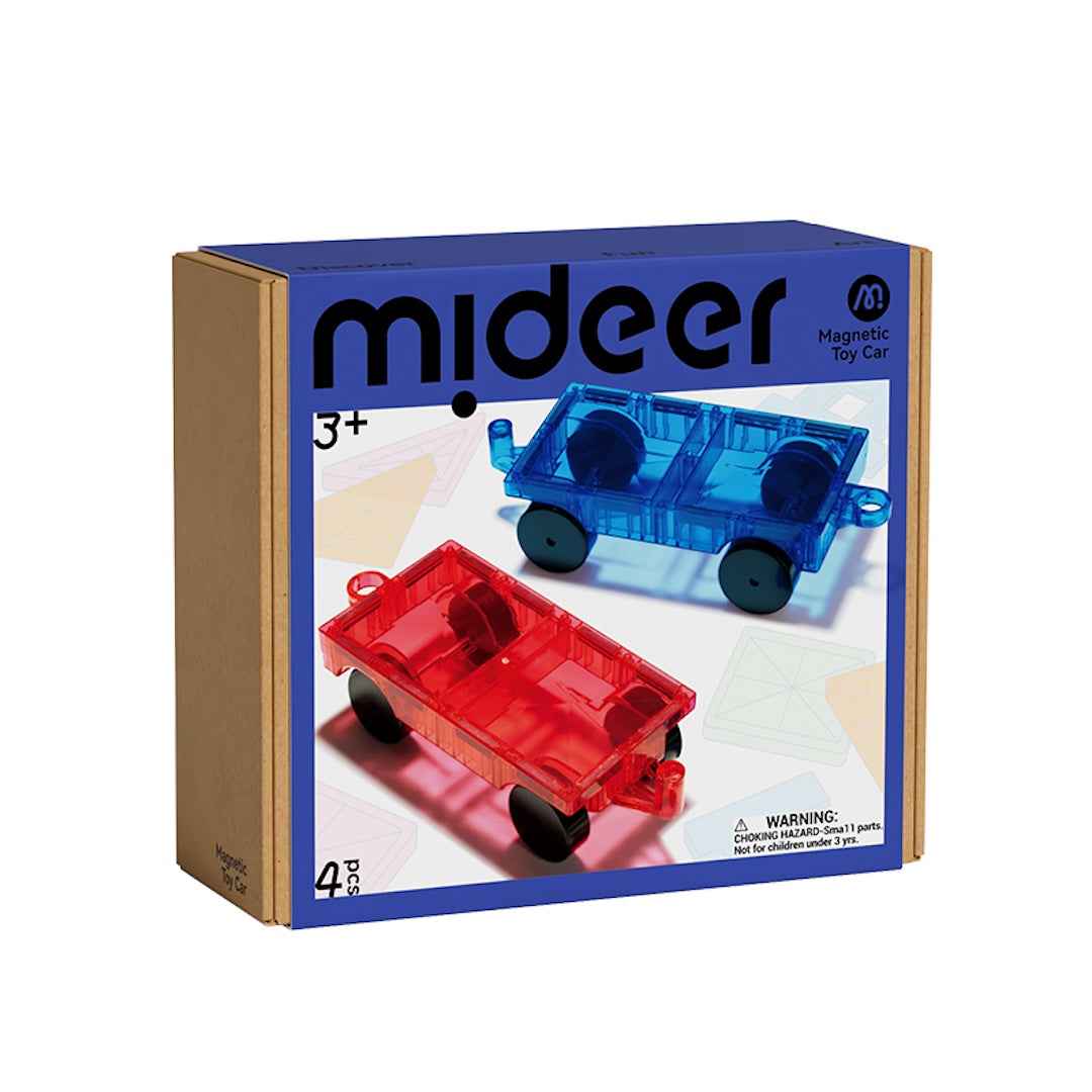 mideer-magnetic-tiles-cars-4Pcs