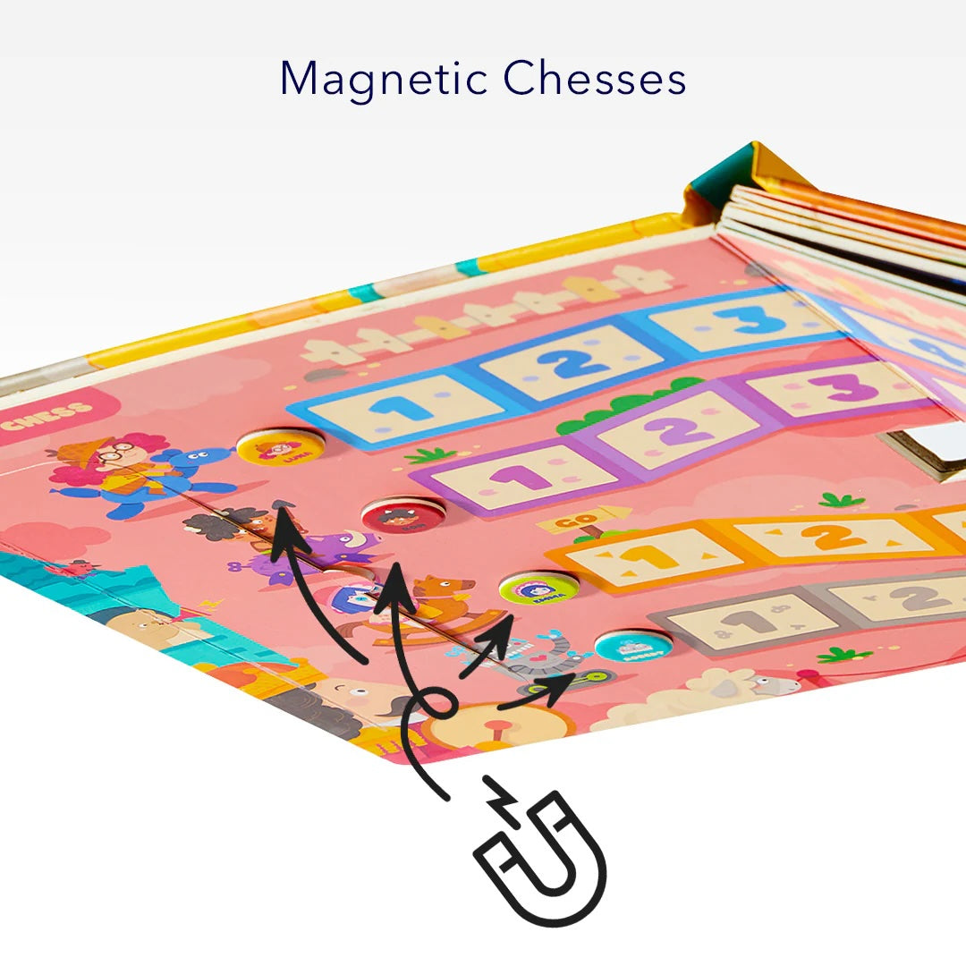 Mideer 6-in-1  Board Game Book: Museum Adventures