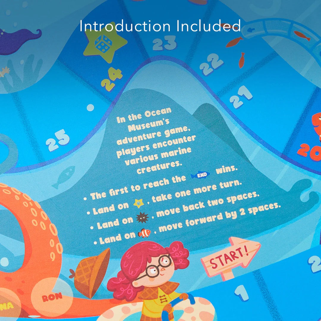 Mideer 6-in-1  Board Game Book: Museum Adventures